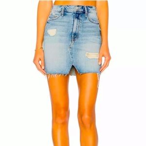 Mothers the sacred slit denim skirt